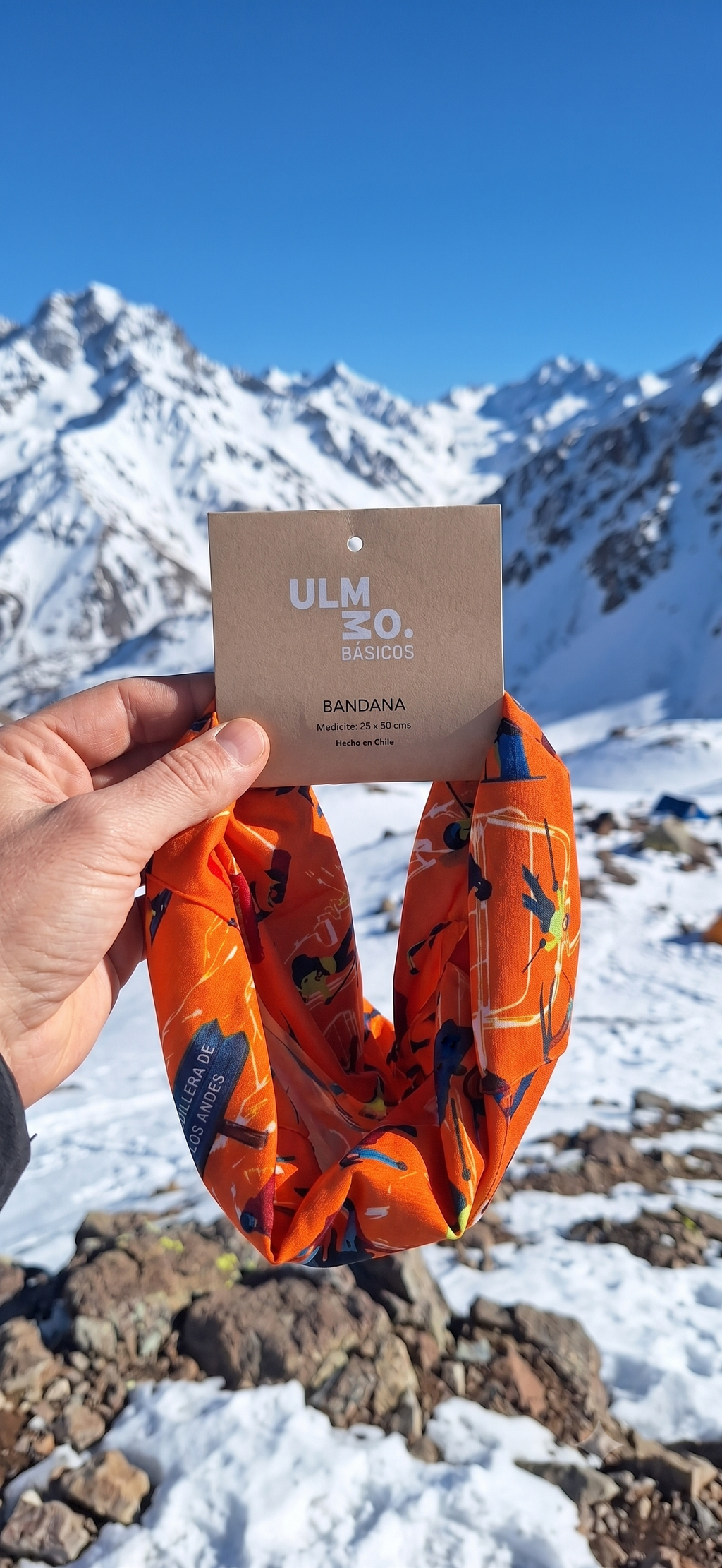 Bandana Multifuncional | Colección Esquí Naranja