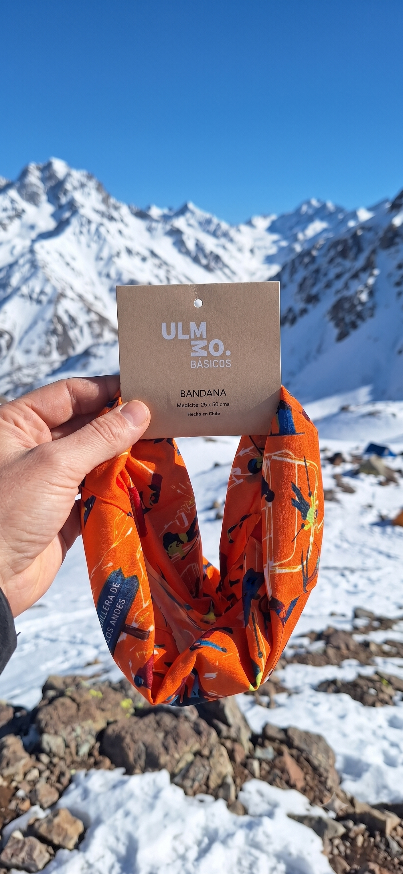 Bandana Multifuncional | Colección Esquí Naranja