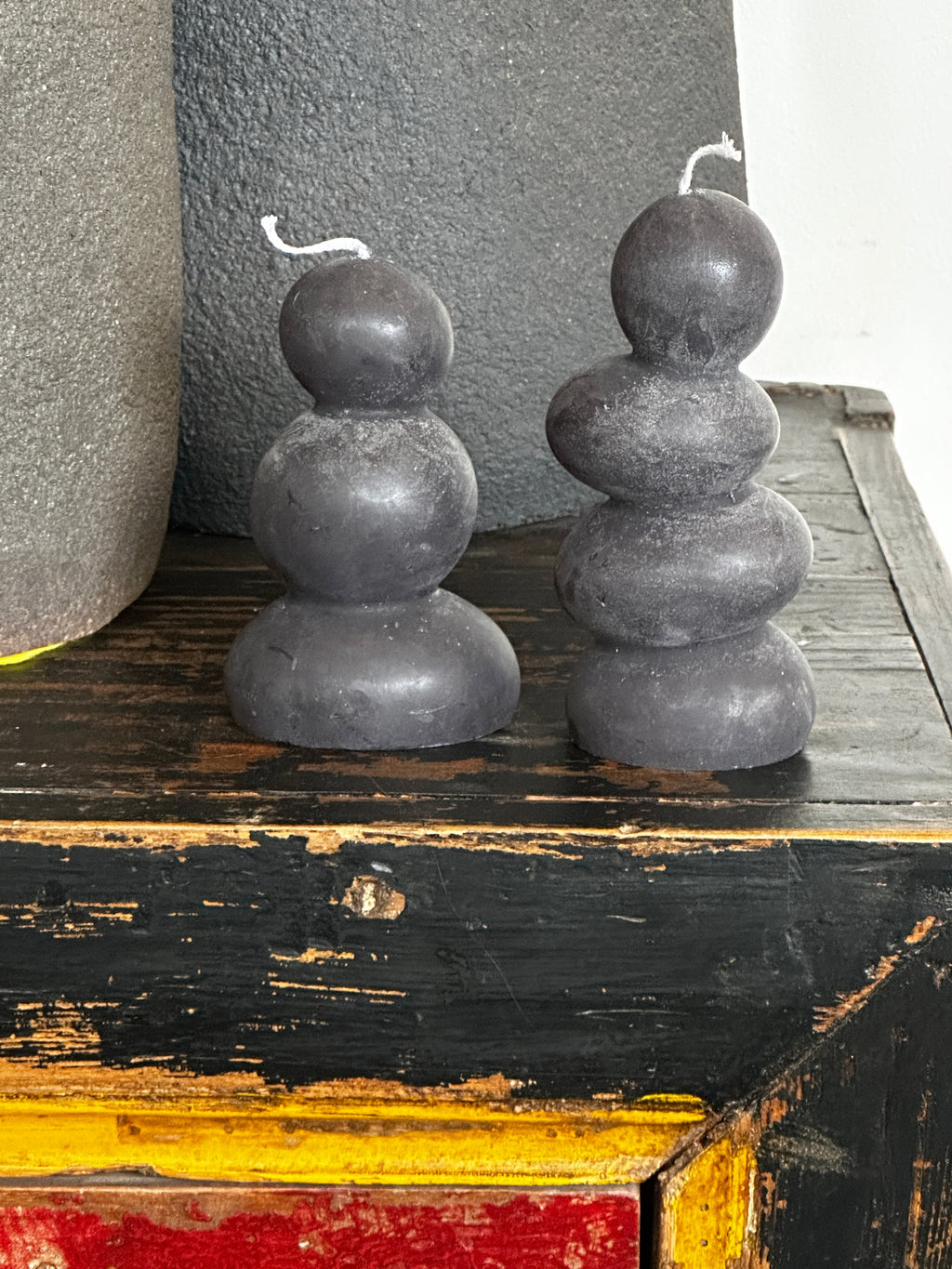 Velas Chanchitos Negros, Set de 2 – Quinchamalí