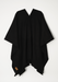 Poncho Tradicional Lana - Negro - Creado en Chile