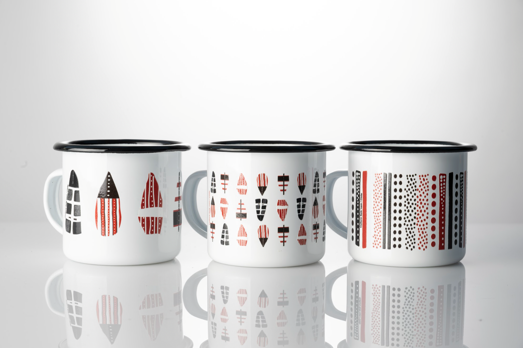 Tazón Enlozado ULMMO – Colección Selknam / Geométrico