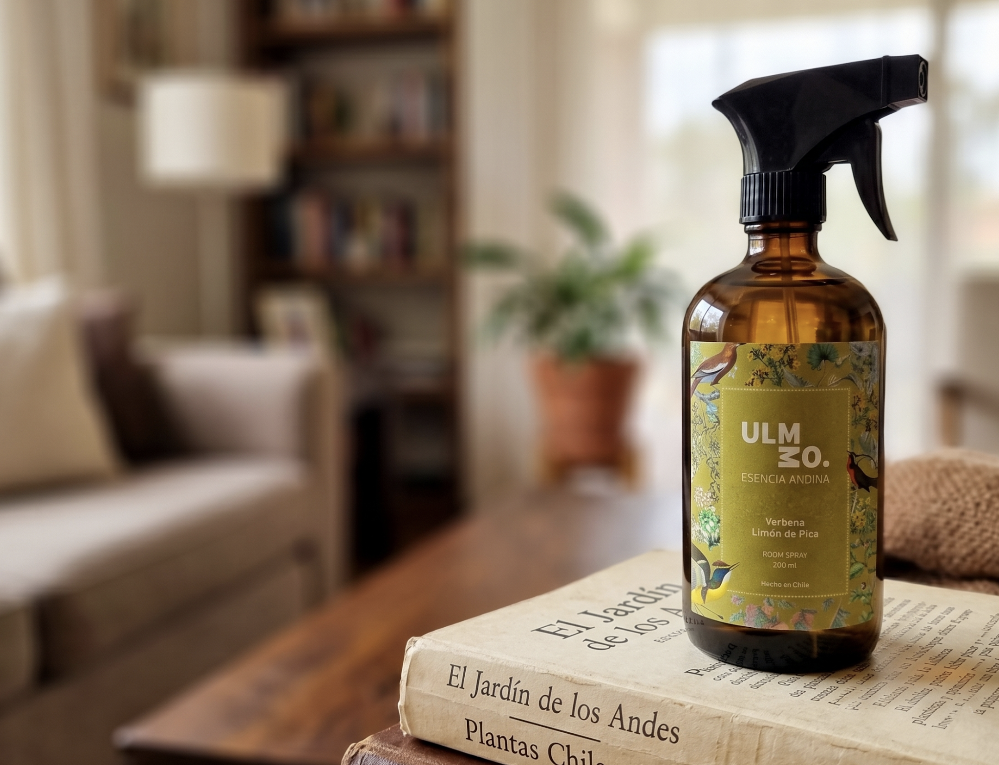 Room Spray Limón de Pica y Verbena 500 ml vidrio