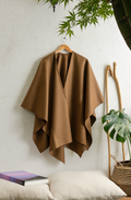 Ruana de Lana Merino Camel - ULMMO Origen