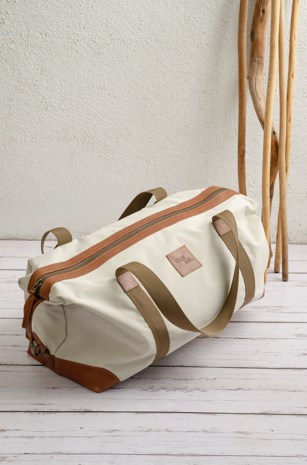 Bolso Impermeable Crema con forro Cóndor Naranjo - ULMMO