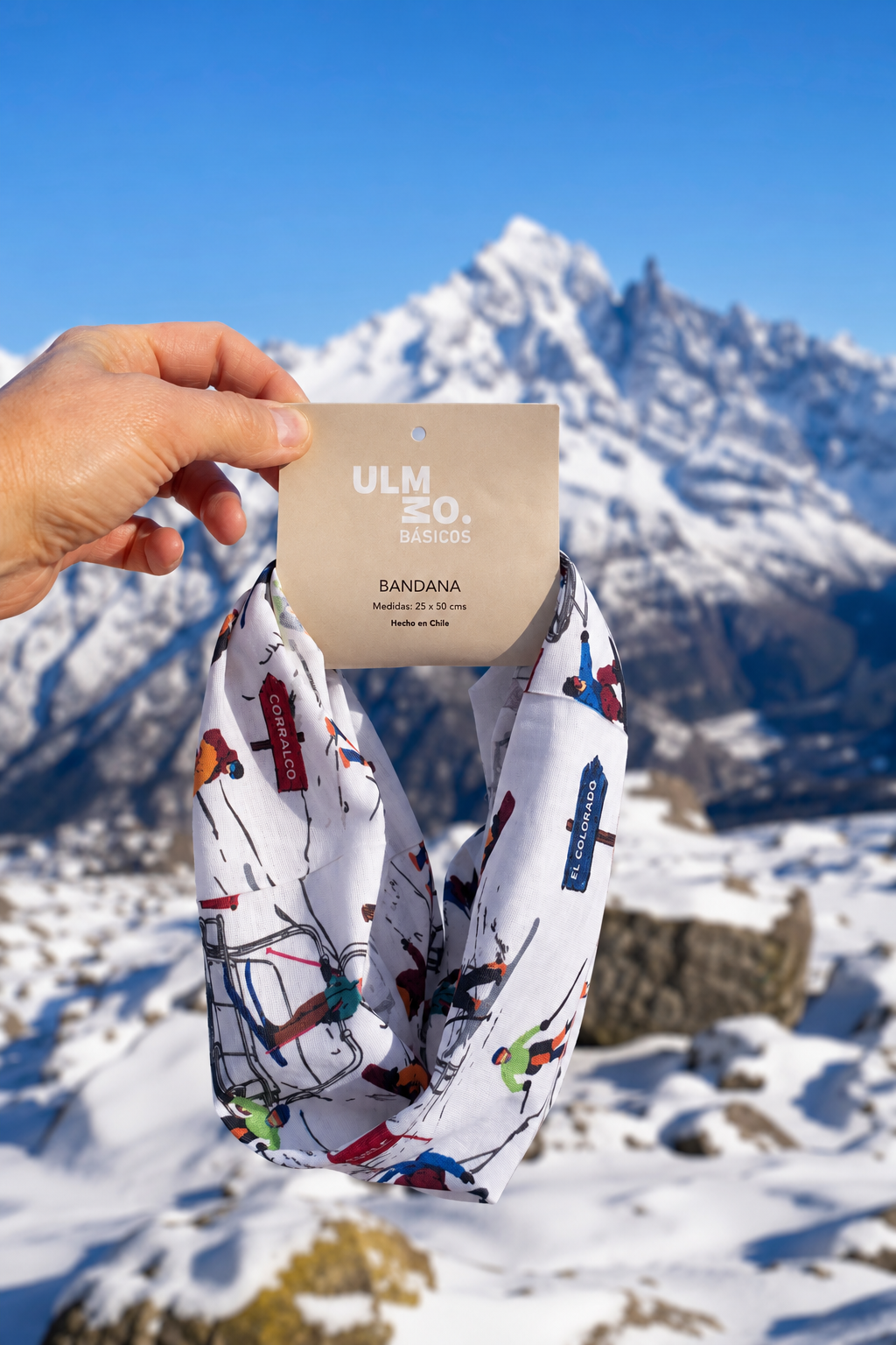 Bandana Multifuncional | Colección Esquí Blanca