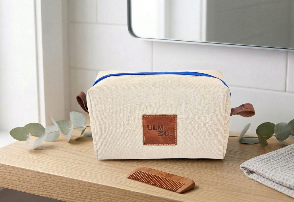 Neceser ULMMO impermeable Beige Claro