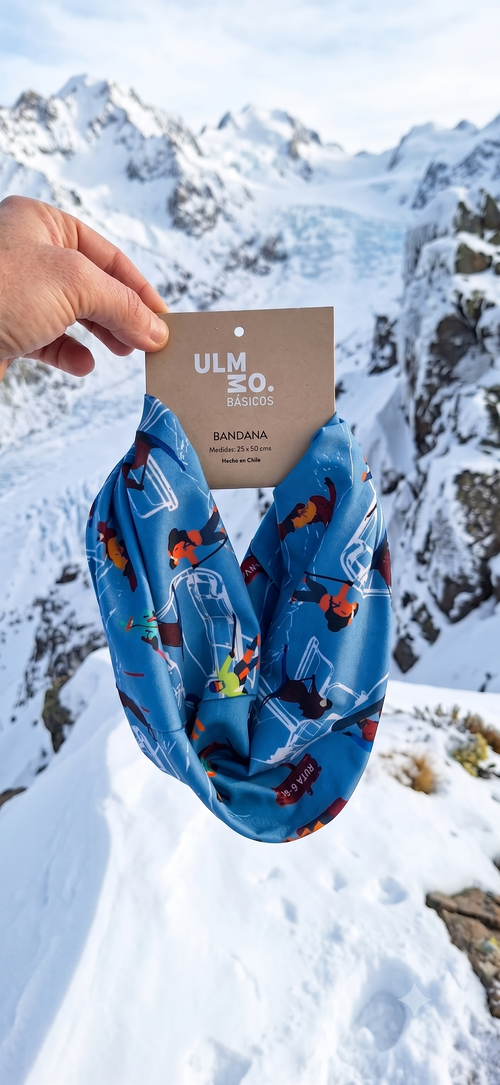Bandana Multifuncional | Colección Esquí Azul