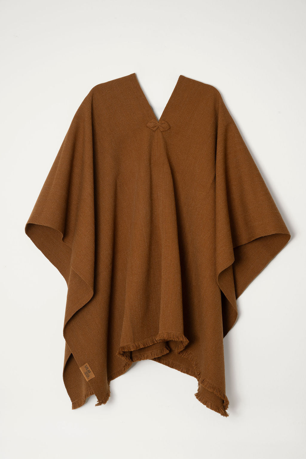 Poncho Tradicional Lana - Camel - Creado en Chile