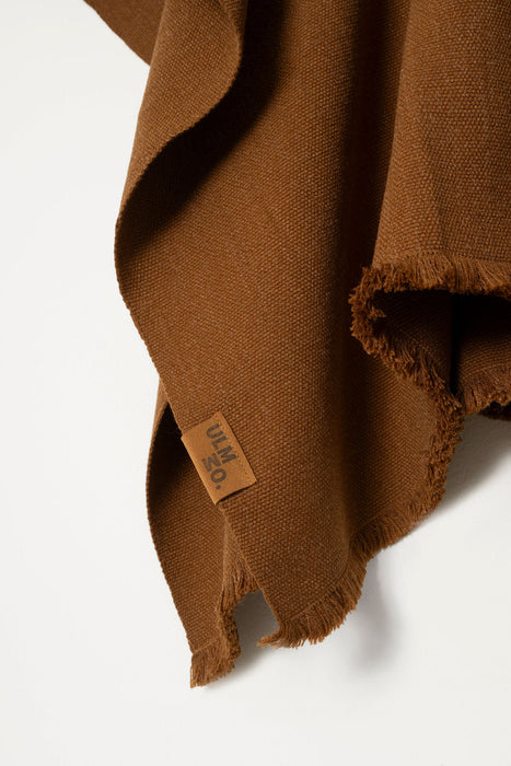 Poncho Tradicional Lana - Camel - Creado en Chile