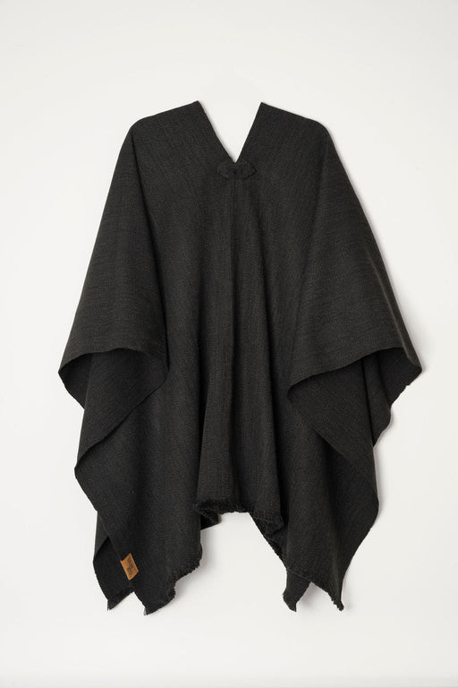 Poncho Tradicional Lana - Gris Marengo - Creado en Chile