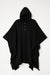 Poncho Tradicional Lana con Capucha - Negro - Creado en Chile