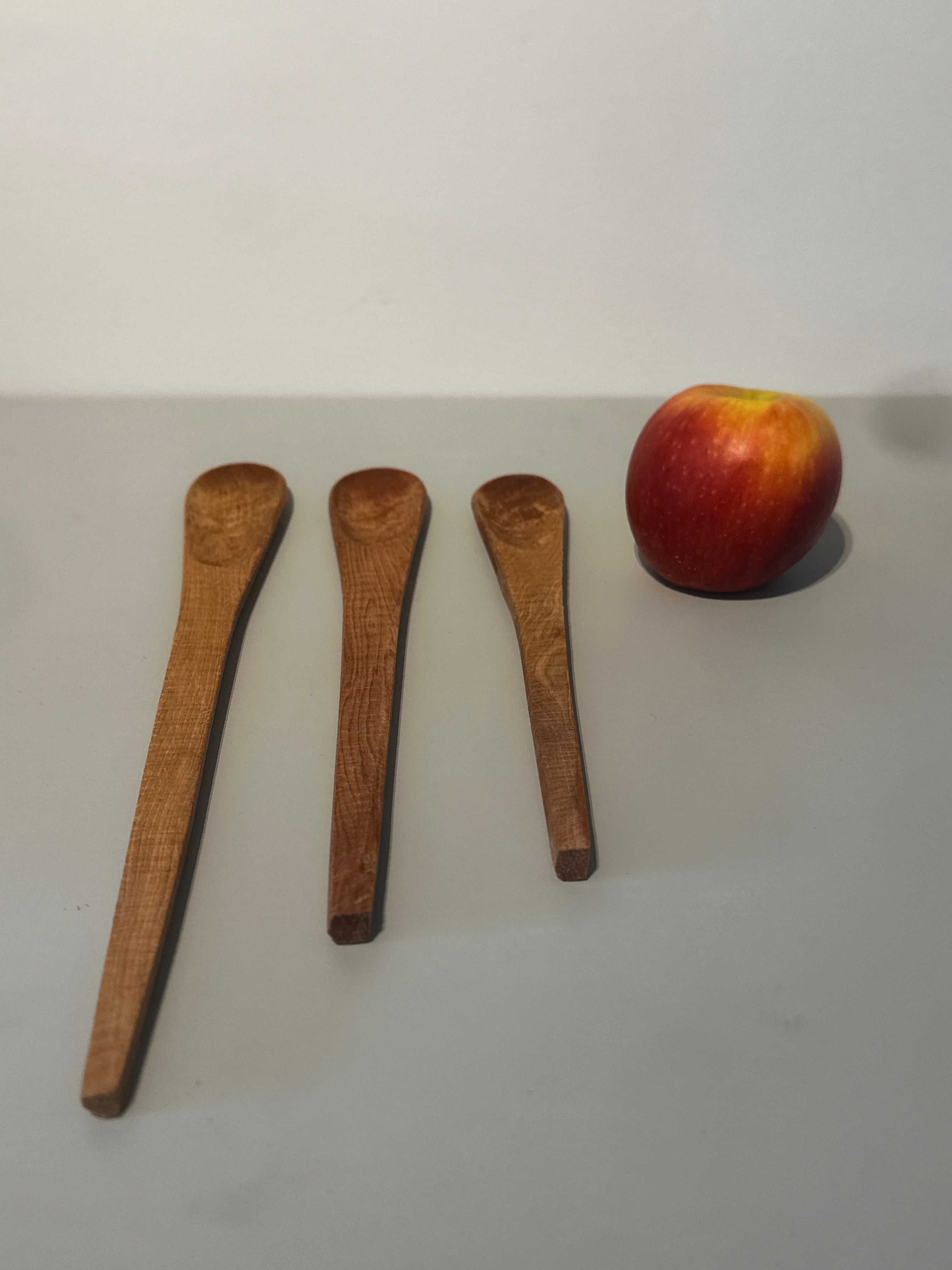 Trío de cucharas de Mañío 25, 30 y 35 cm