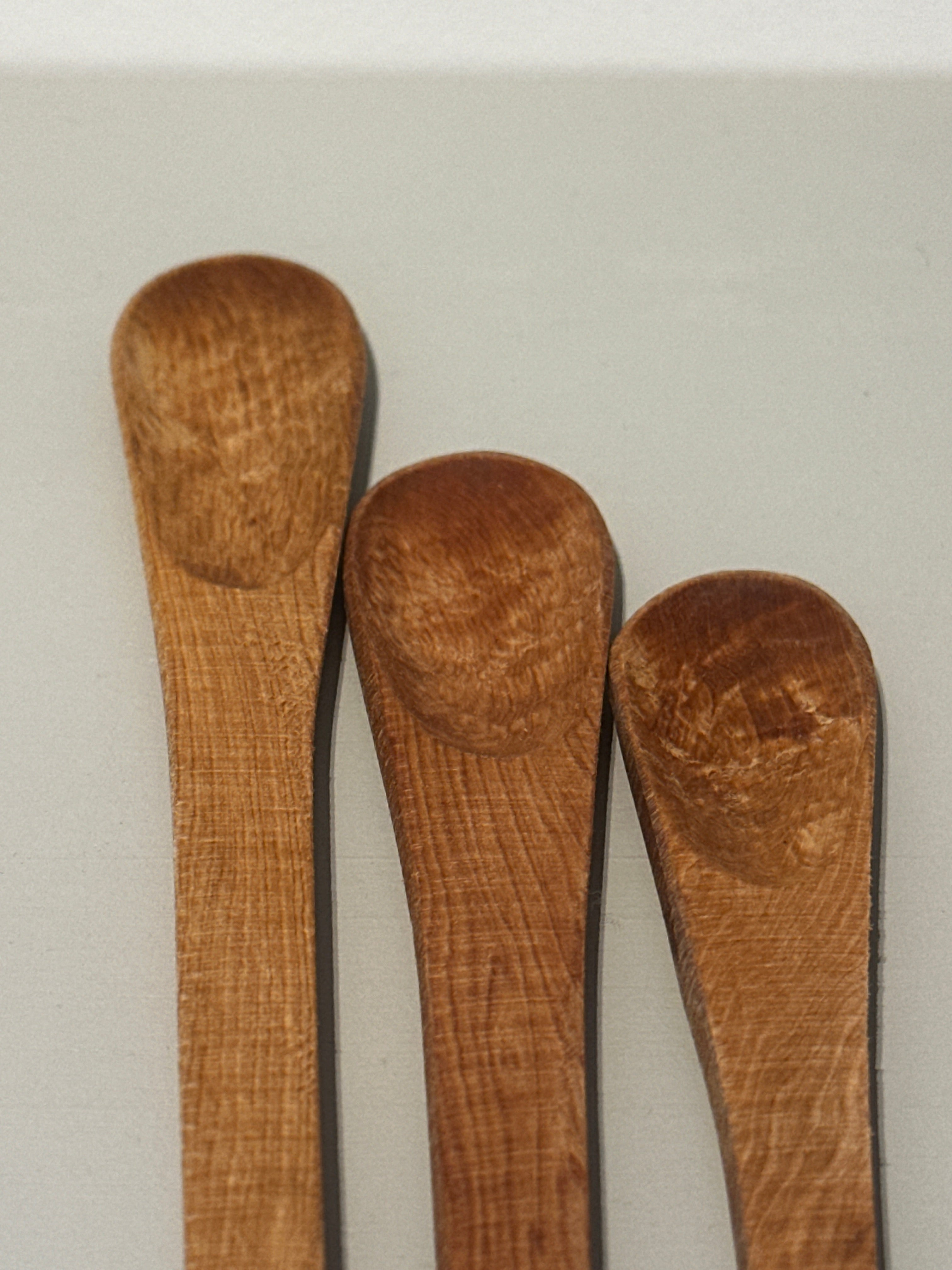 Trío de cucharas de Mañío 25, 30 y 35 cm