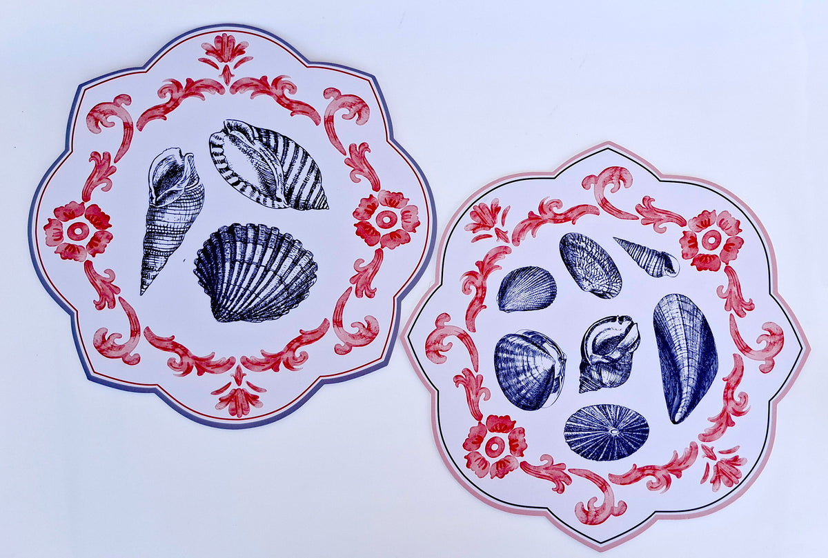 Set de 6 Individuales Conchitas – Colección "Creado x Coty Abbott"