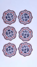 Set de 6 Posavasos Conchitas - Creado x Coty Abbott