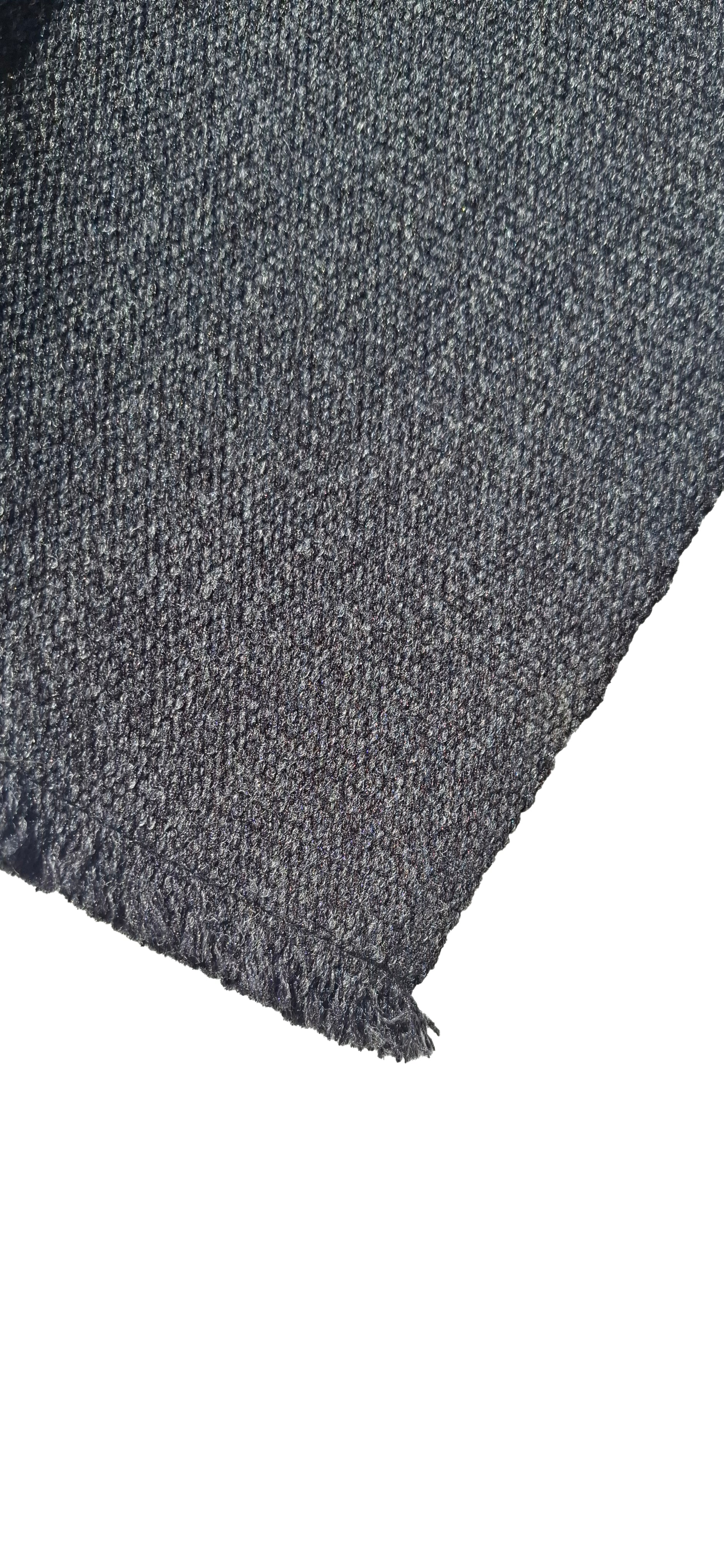 Poncho Peinecillo -  Lana y Alpaca  - Marengo con Beige - Creado en Chile