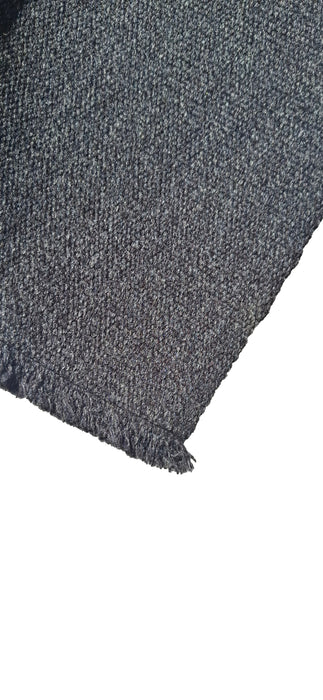 Poncho Peinecillo -  Lana y Alpaca  - Marengo con Beige - Creado en Chile