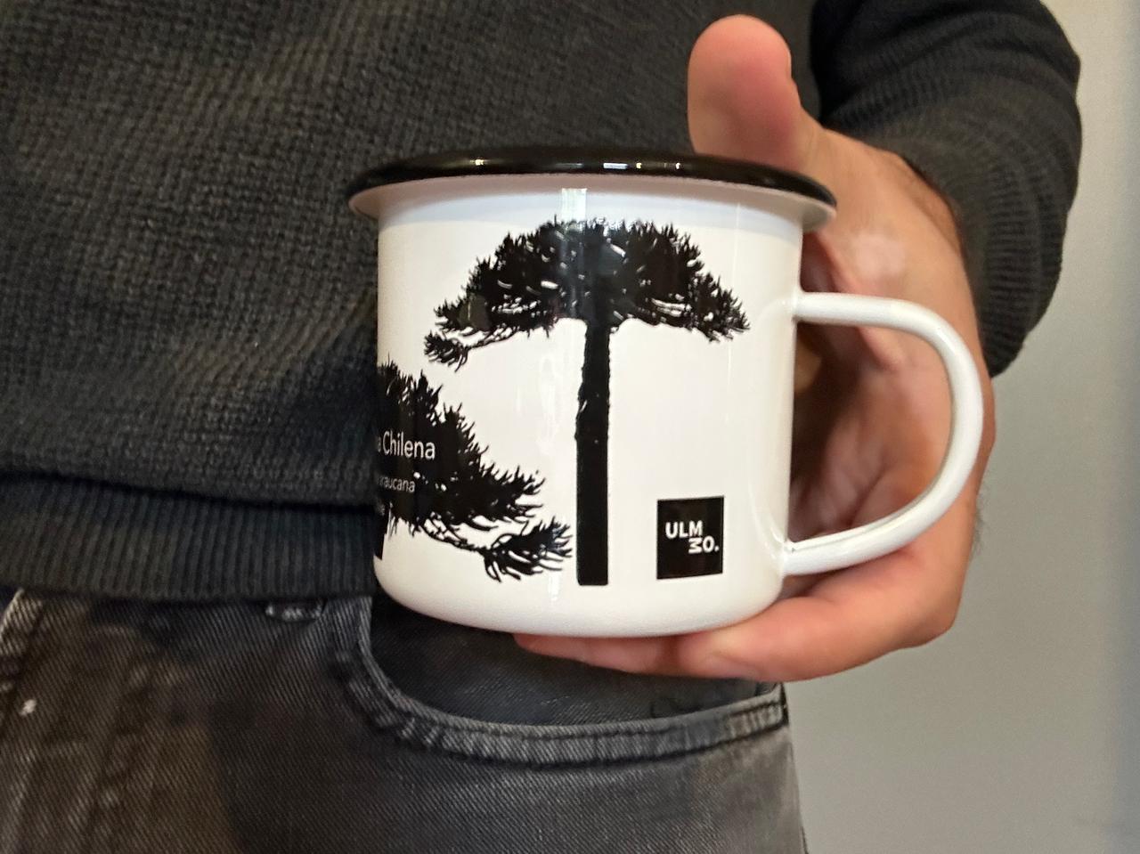 Tazón Enlozado Araucaria Chilena - Creado en Chile