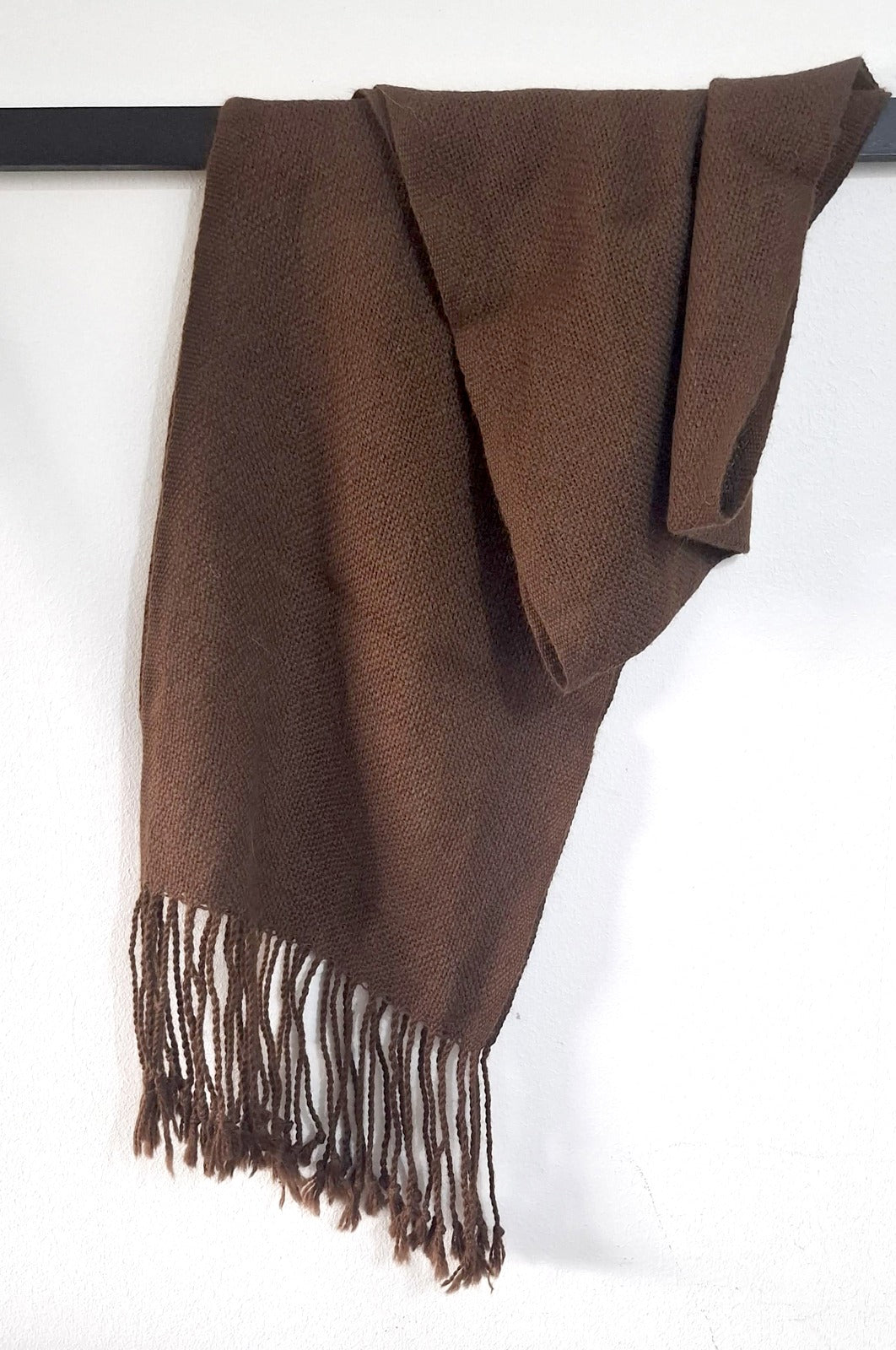 Bufanda alpaca unisex Chocolate - Creado en Chile