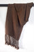 Bufanda alpaca unisex Chocolate - Creado en Chile