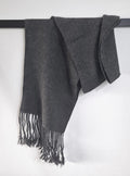 Bufanda alpaca unisex Gris - Creado en Chile