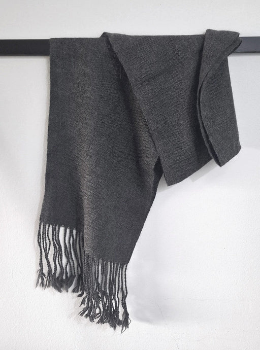 Bufanda alpaca unisex Gris - Creado en Chile