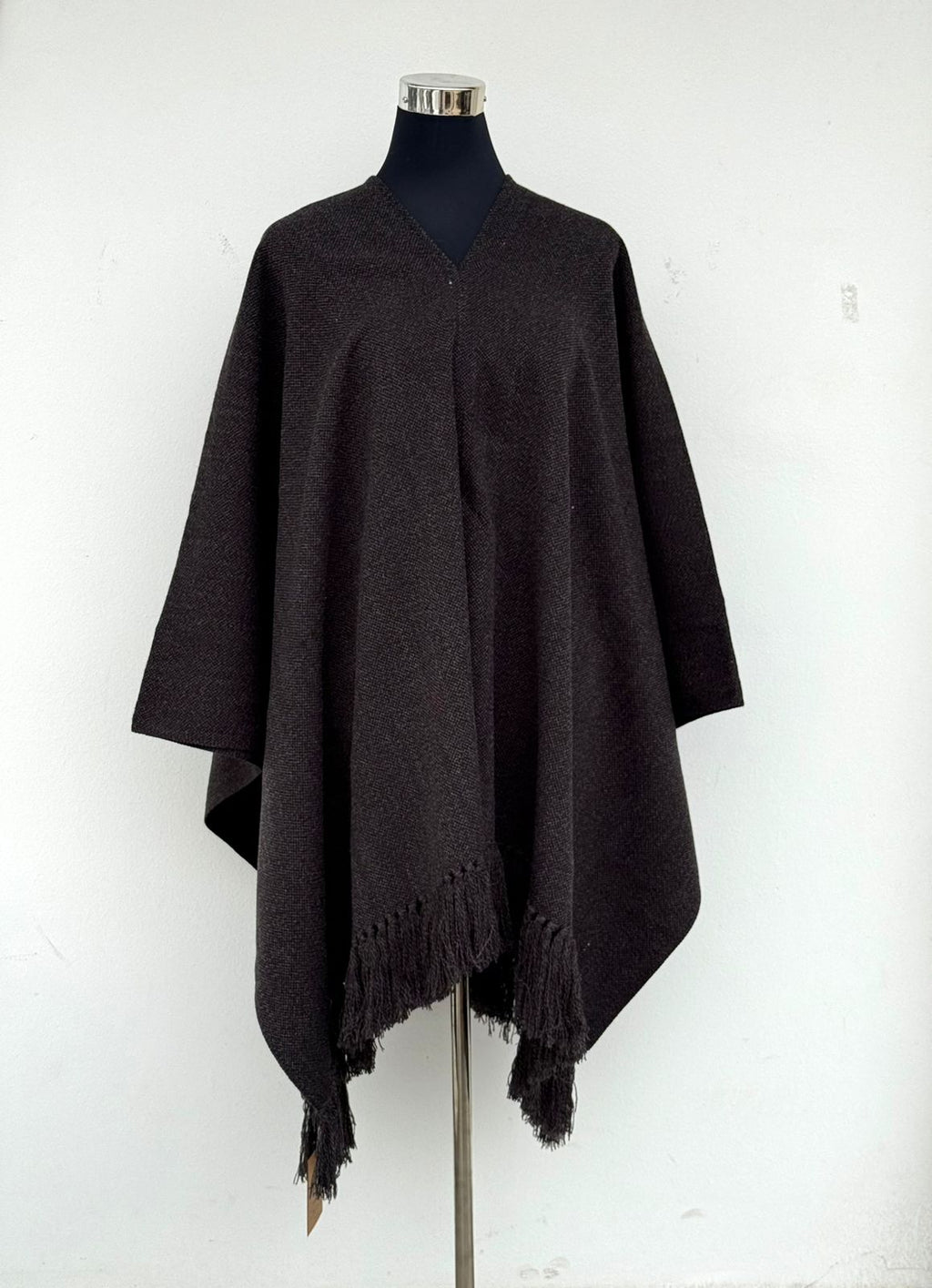 Poncho Flecos - Lana y Alpaca - Marengo - Creado en Chile