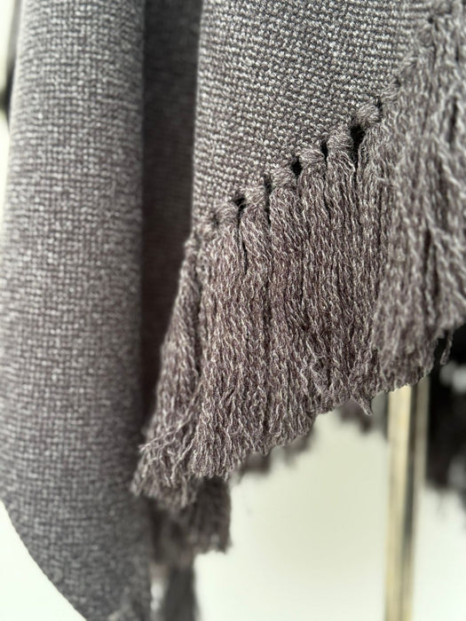 Poncho Flecos - Lana y Alpaca - Marengo - Creado en Chile