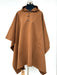 Poncho Tradicional Lana con Capucha - Camel - Creado en Chile