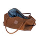 Bolso ULMMO Carpincho camel - forro cóndor Verde - Creado en Chile