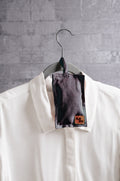 Saquito de lino gris oscuro con lavanda y caléndula